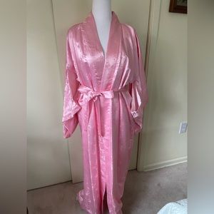 Pink Kimono Style Robe